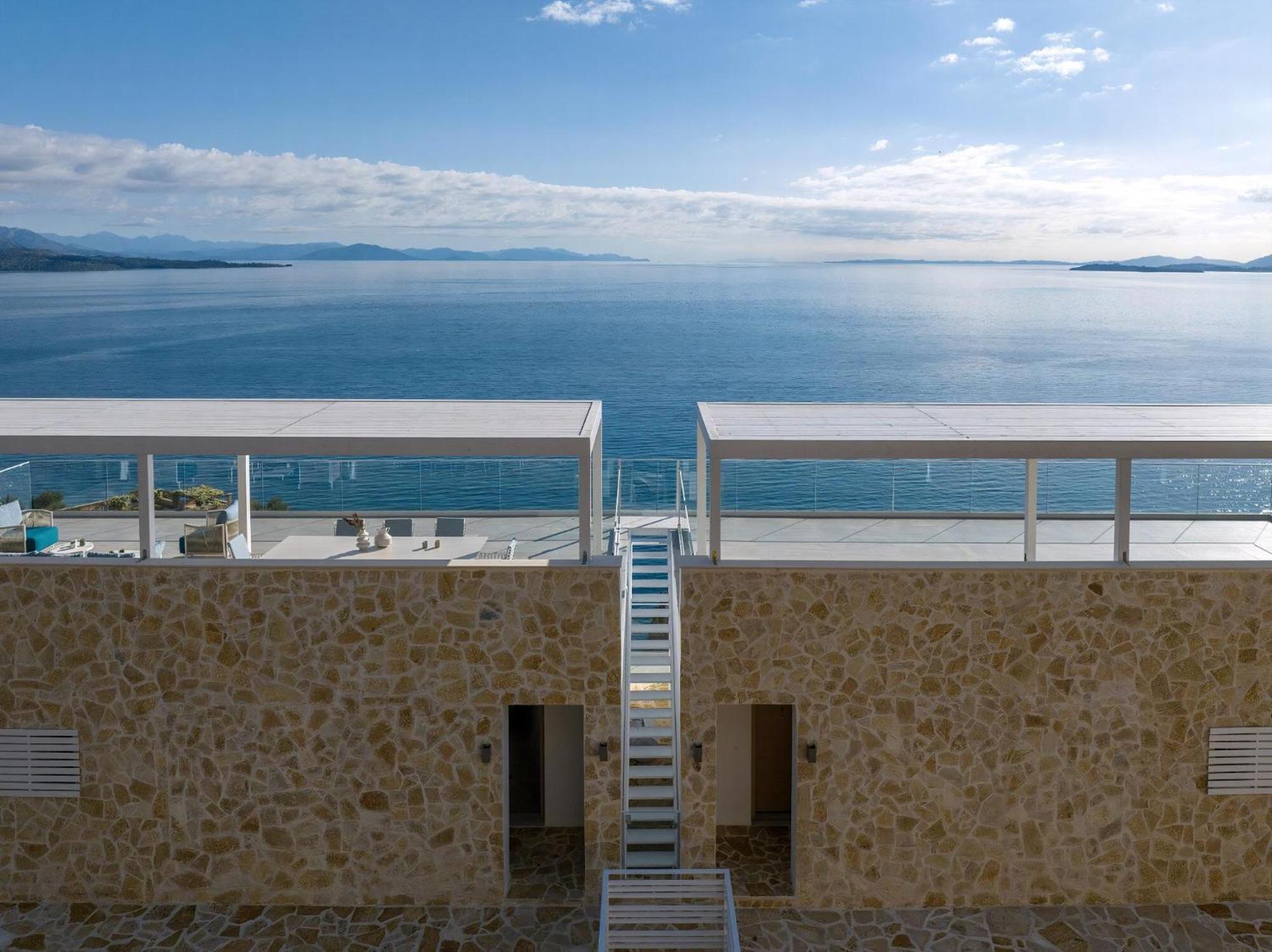 Luxurioese Mit Meerblick Stoa Serenity Apartment Nisaki (Corfu)
